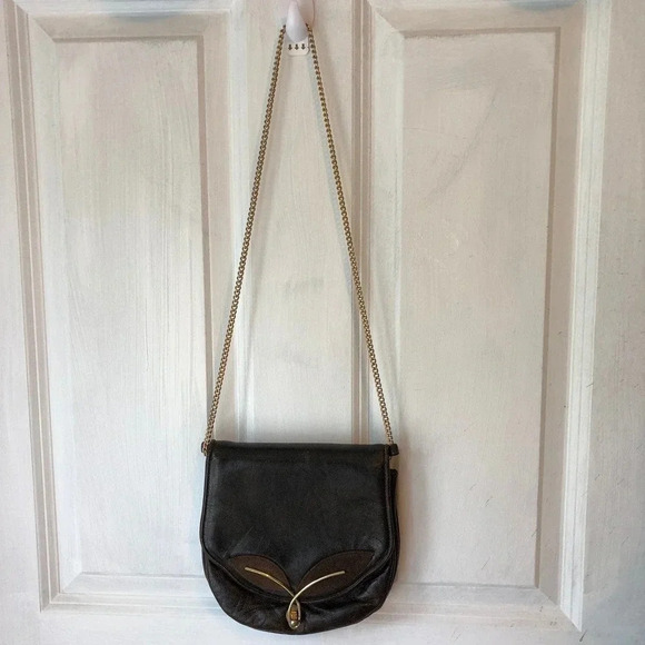 Rare Vintage Dofan Genuine Leather Made in France Crossbody Bag - Picture 2 of 7